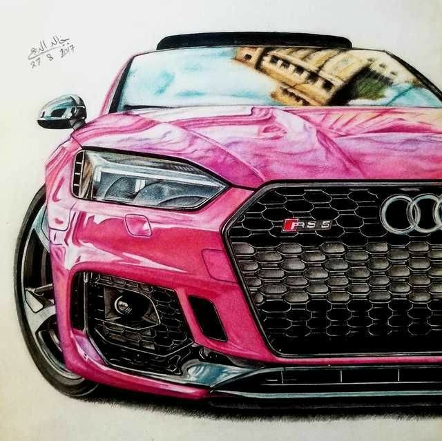 Рисунок машины Ауди РС 5