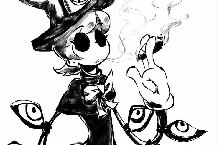 Пикок Skullgirls арт