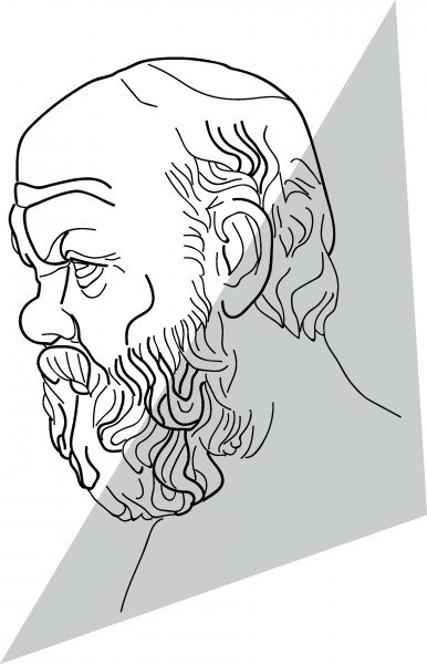Гипсовая голова Платона