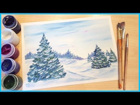 Рисунки гуашью