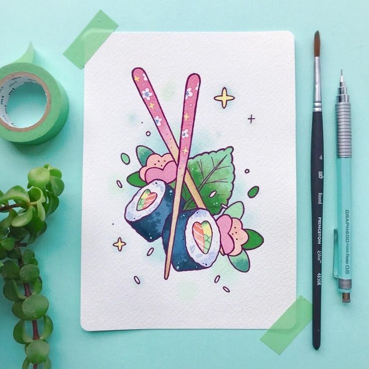 Идеи для рисования несложные