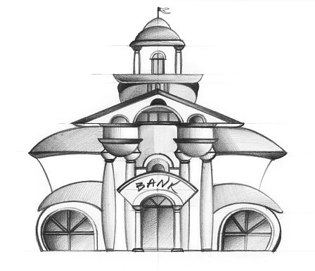 Эскиз архитектурного сооружения