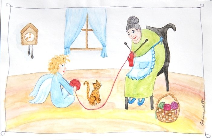 Рисунок к стиху бабушкины сказки