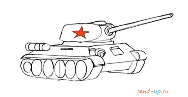 Танк т-34 поэтапно