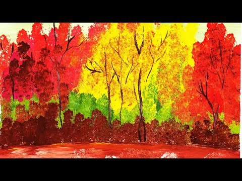 Осень красками легко