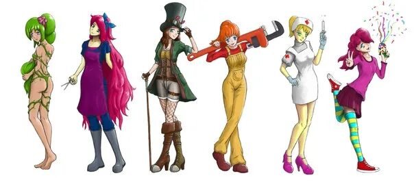 Фан арт женских НПС В террария