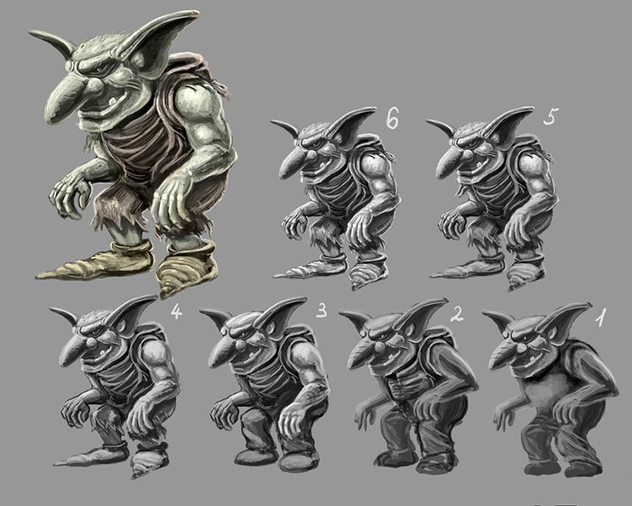 Рисунки в стиле Goblin Core легкие