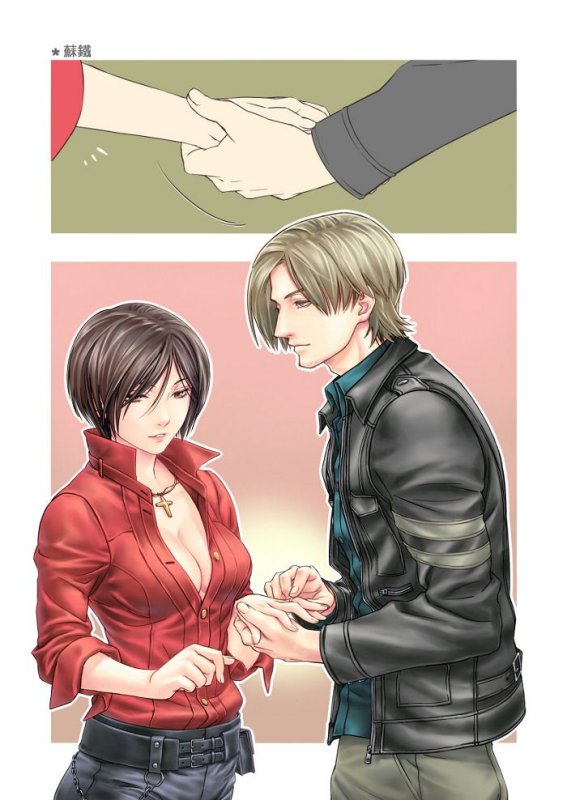 Ada Wong and Leon Kennedy