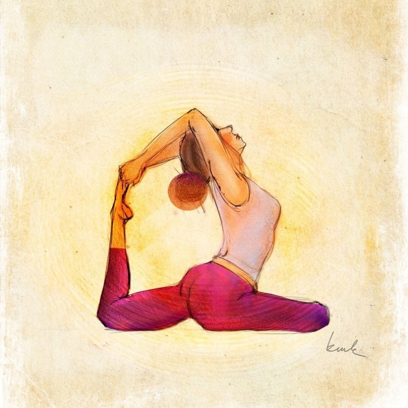 Йога красивые