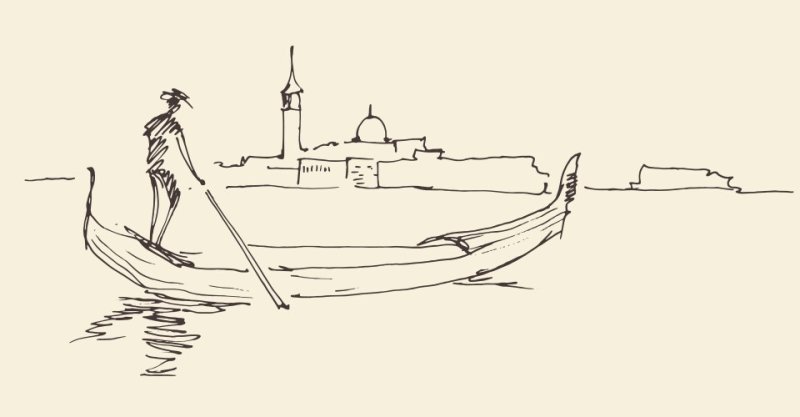 Венецианская ночь Глинка рисунок
