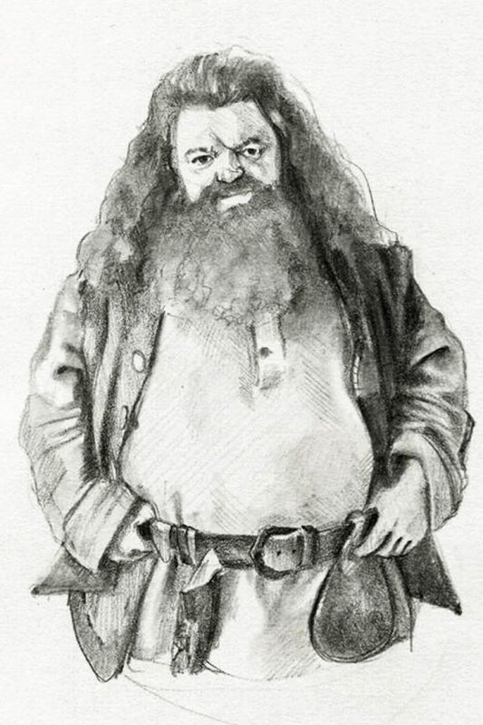 Хагрид раскраска