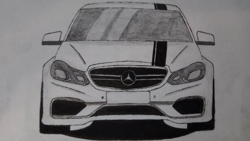 Mercedes Benz AMG g63 карандаш