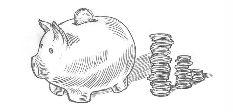 Рисунки для копилки денег