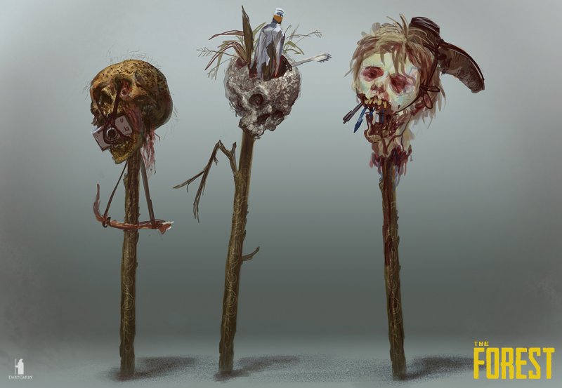 The Forest концепт арты