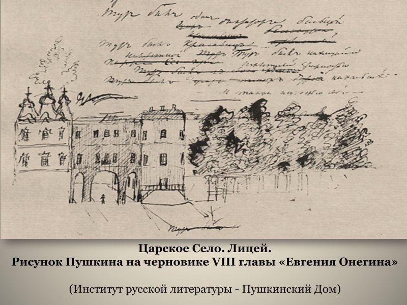 Царскосельский лицей рисунок