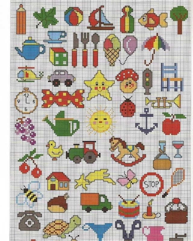 Вышивка крестом маленькая