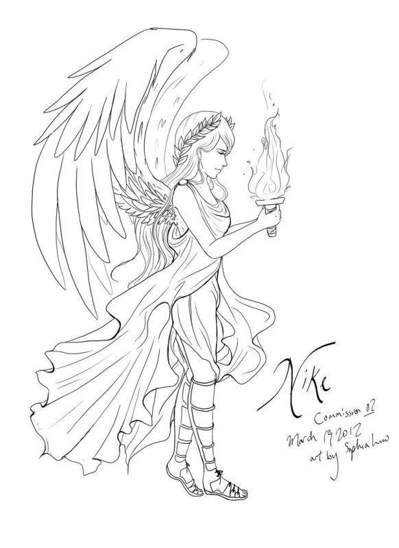 Греческой Богини Победы Ники