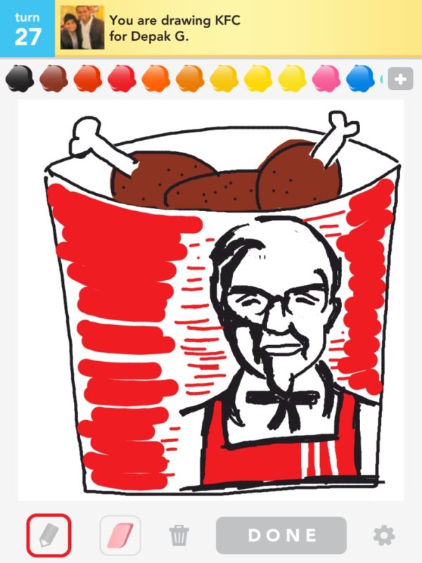 Рисовать KFC