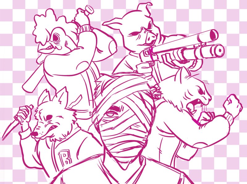 персонажи hotline miami