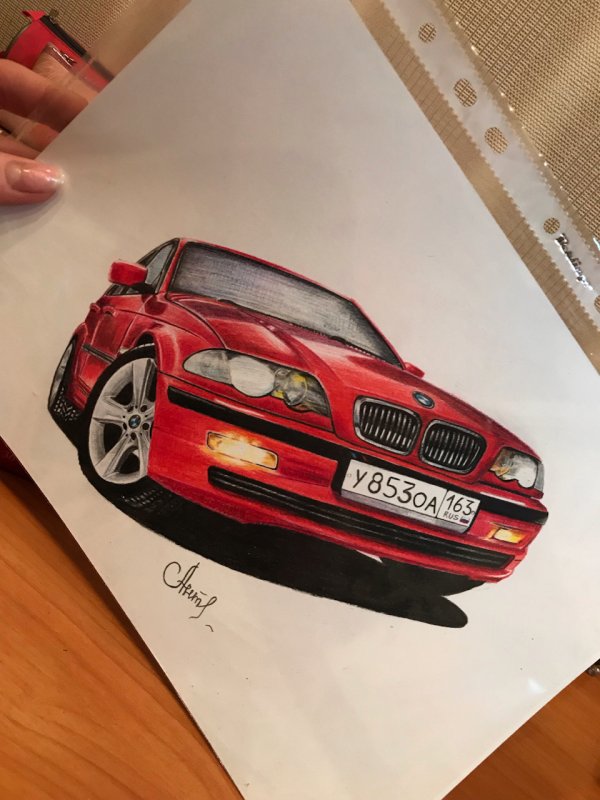 Авто рисунок