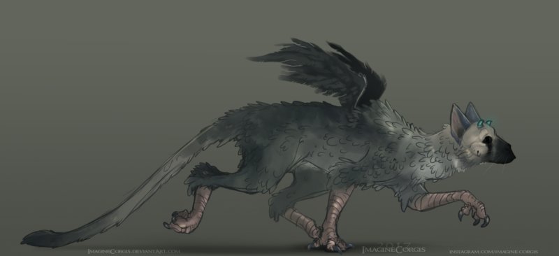 The last Guardian арт