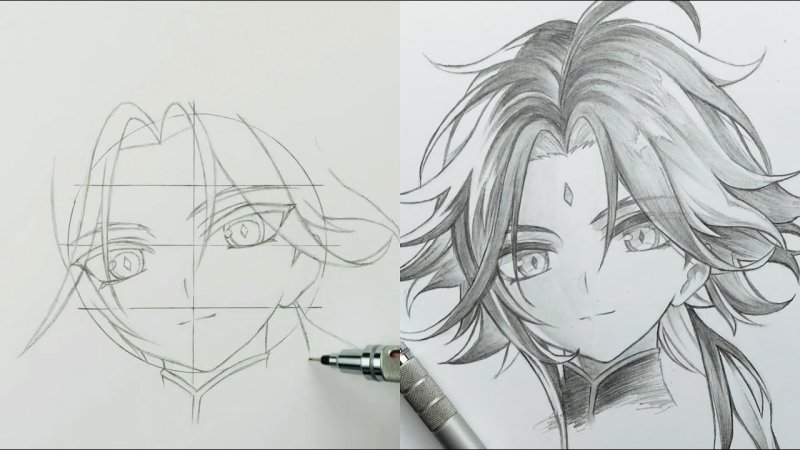 Сяо Геншин рисунок