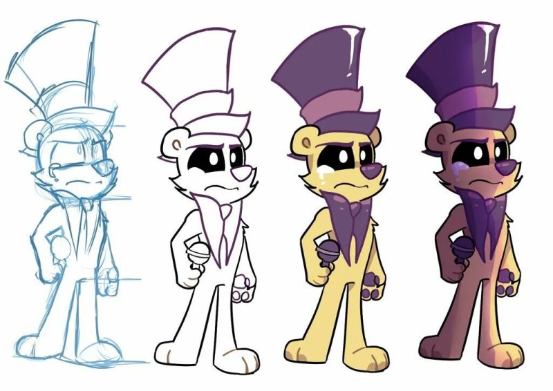 GRAWOLFQUINN FNAF Голден Фредди и Фредди