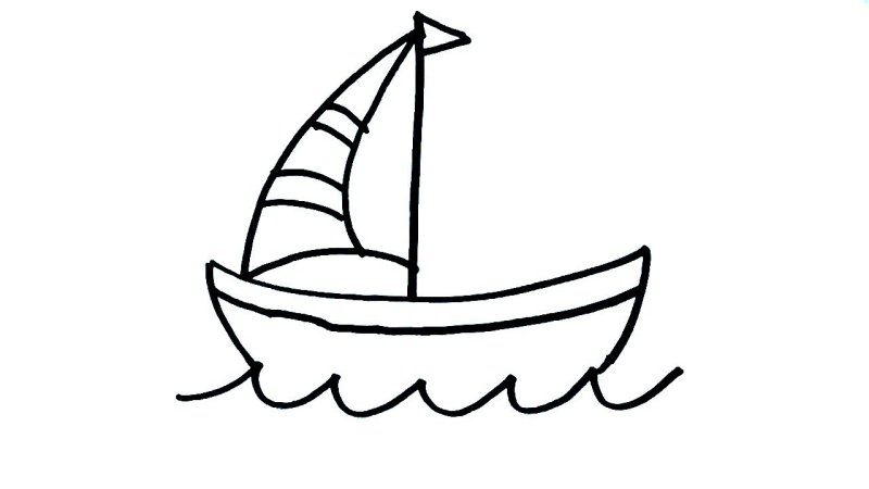 Лодка для срисовки