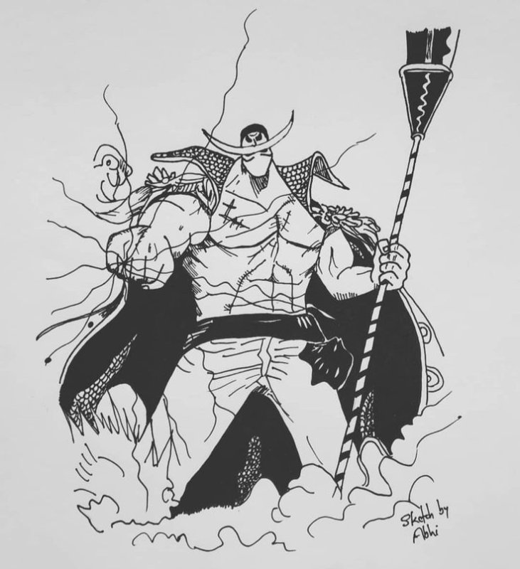 Whitebeard one piece Art