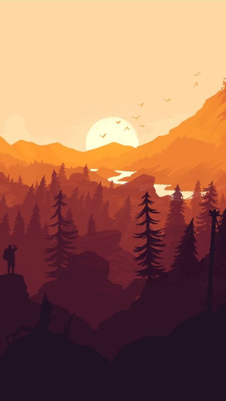 Фон Firewatch 4k