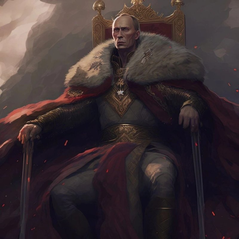Путин Император нейросеть