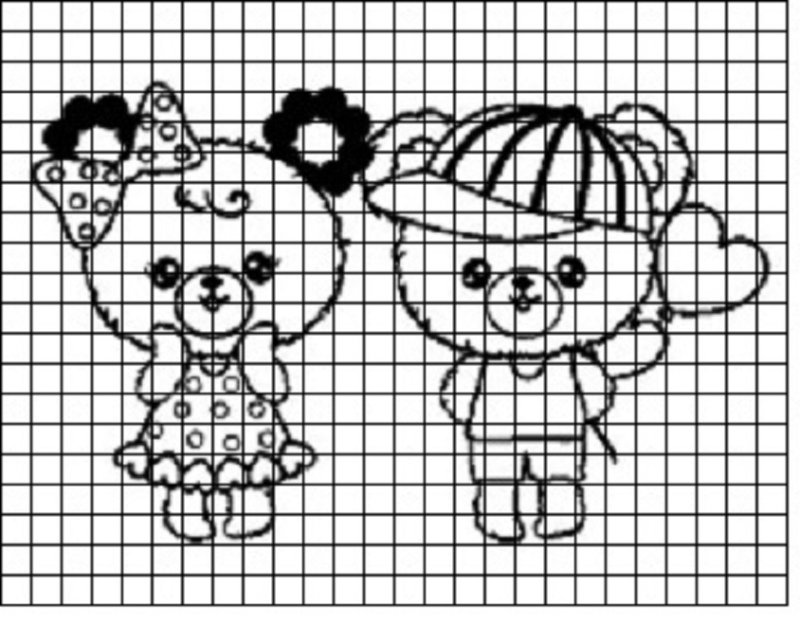 Рисунки по клеточкам