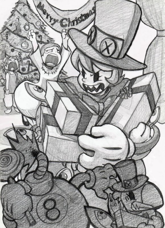 Пикок Skullgirls арт