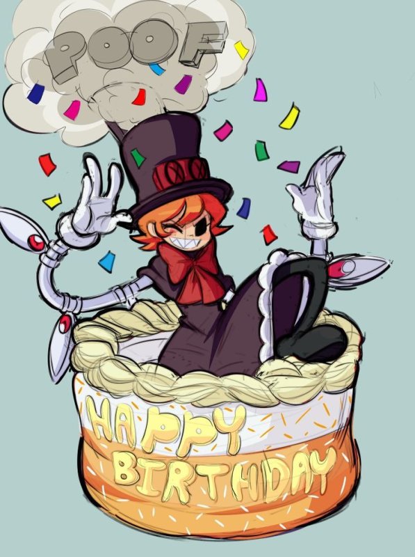 Skullgirls Peacock Art