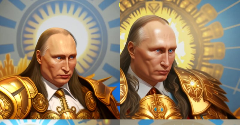 Путин Император вархаммер 40000 нейросеть