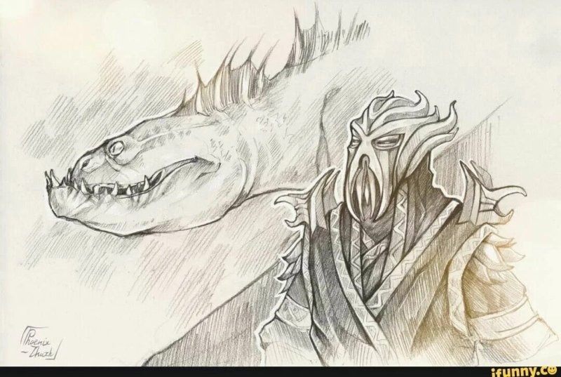 Скайрим Мирак арт