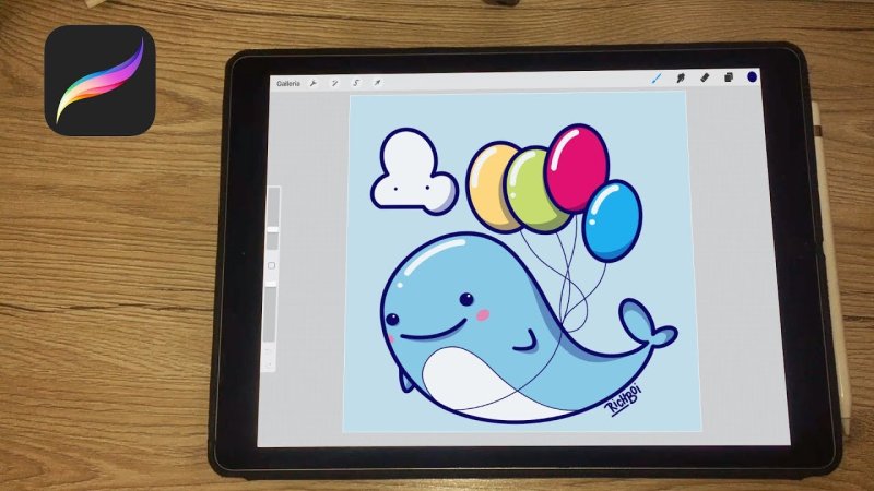 Легкие в procreate