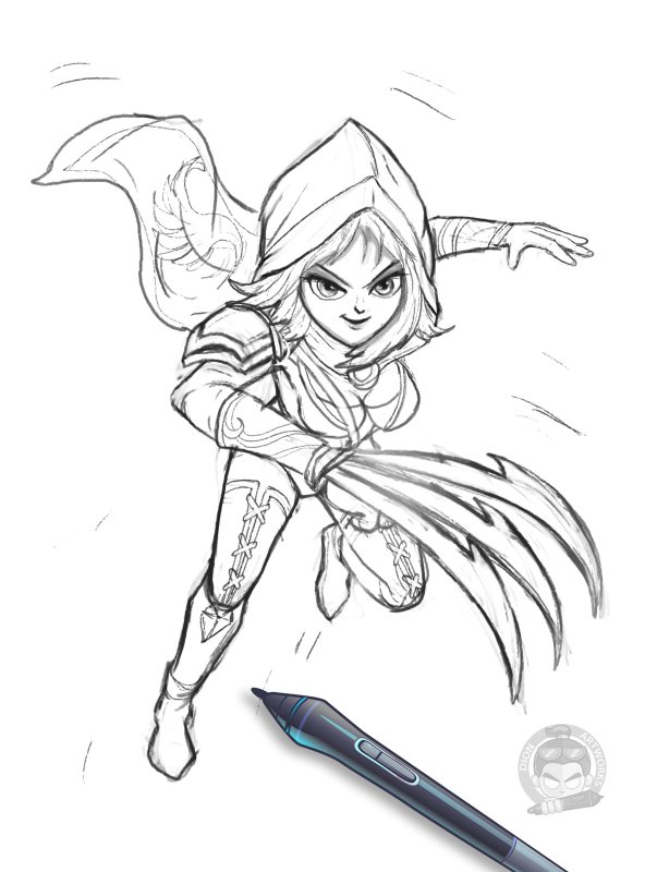 Дариус раскраска mobile Legends
