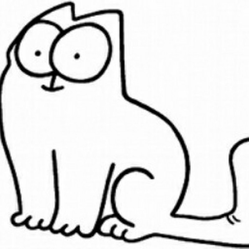 Кот Саймона рисунки