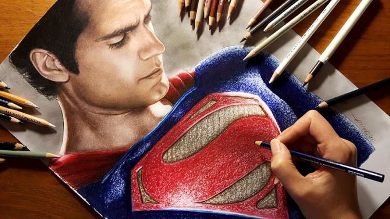 Superman Henry Cavill Art