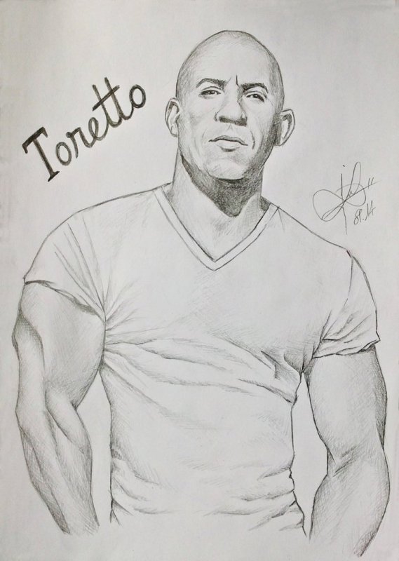 Доминик Торетто портрет