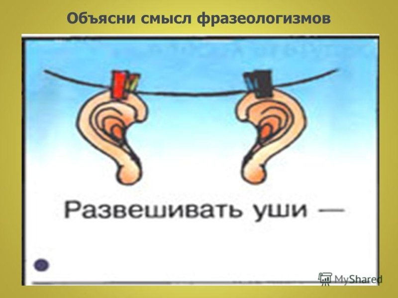 Развесить уши рисунок