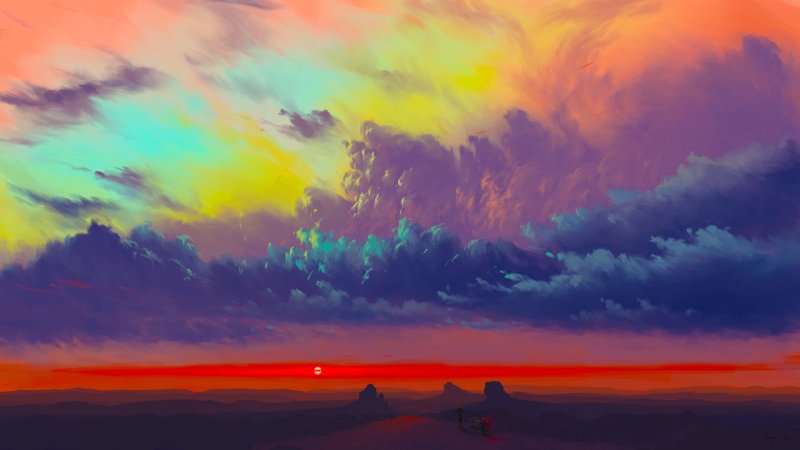 Небо арт