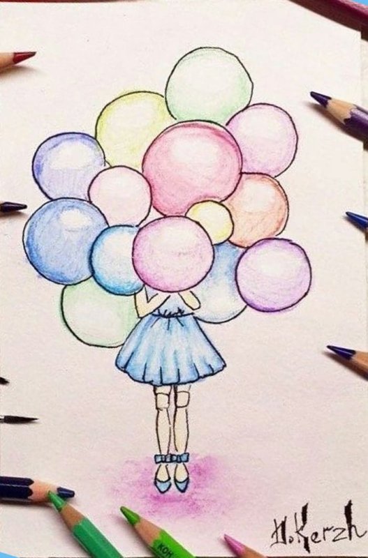 Несложные рисунки для срисовки