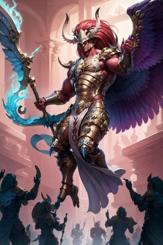 Man in Crimson Suit Art