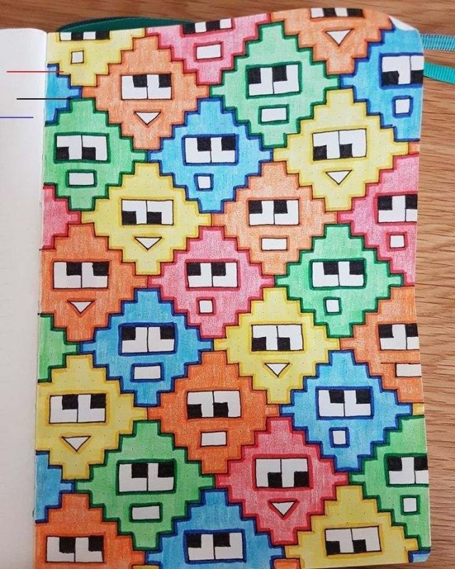 Идеи для личного дневника в клеточку оформление