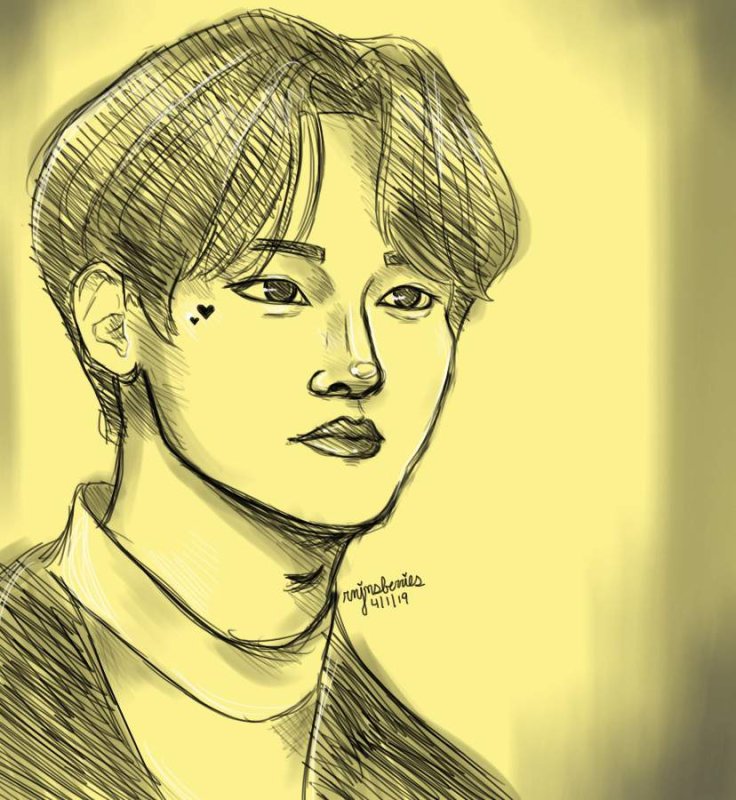 Ли Минхо из Stray Kids Art