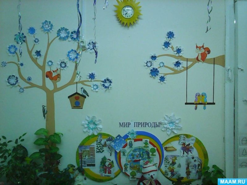 Украшение уголка природы в детском саду