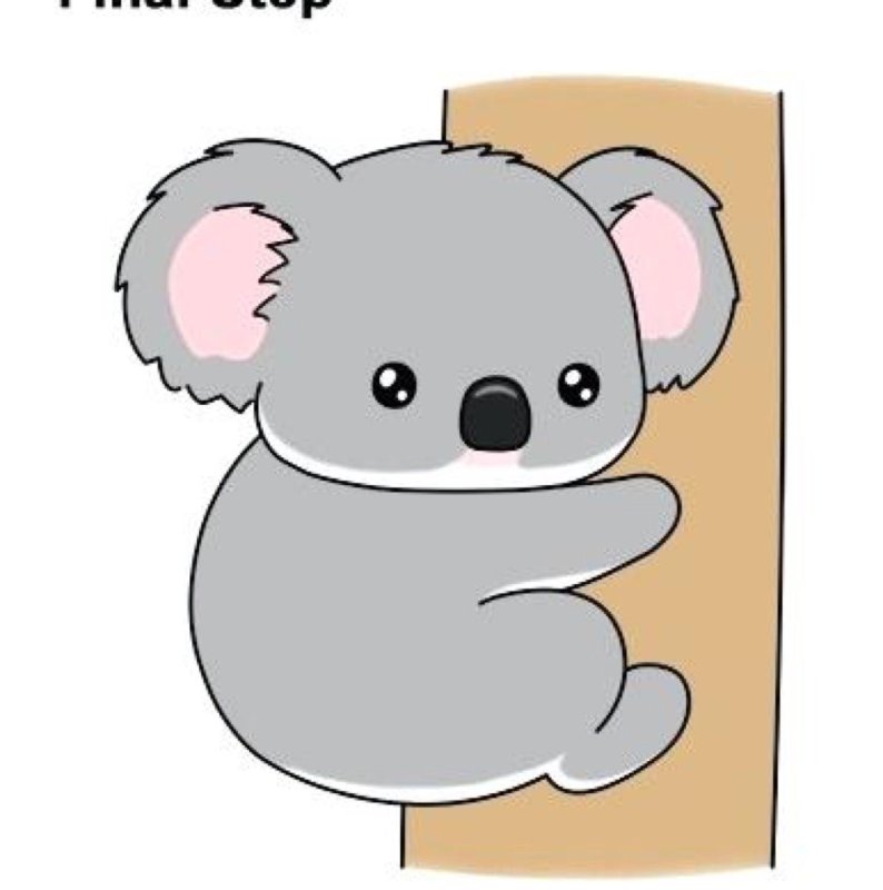 Коала рисунок