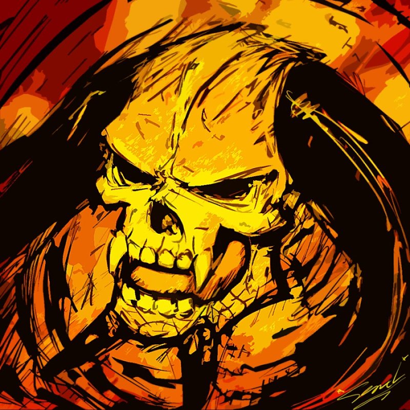 skeletor art